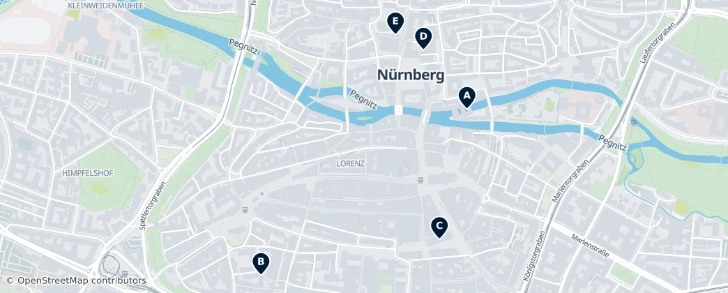 Map of Norimberga