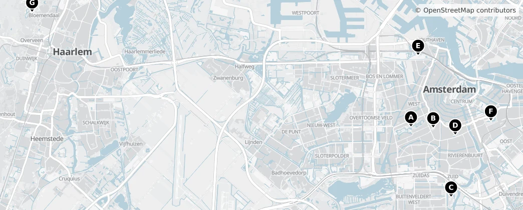 Map of Olanda Settentrionale