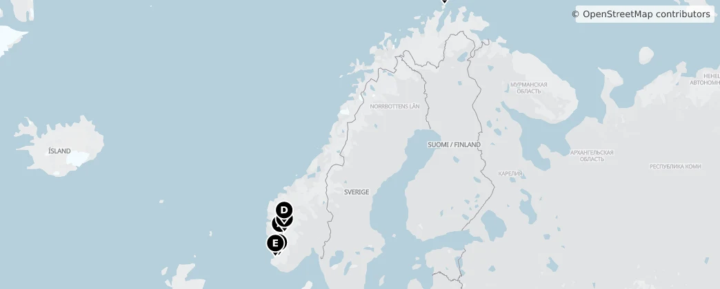 Map of Norvegia