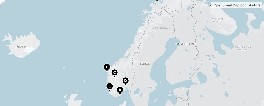 Map of Norvegia