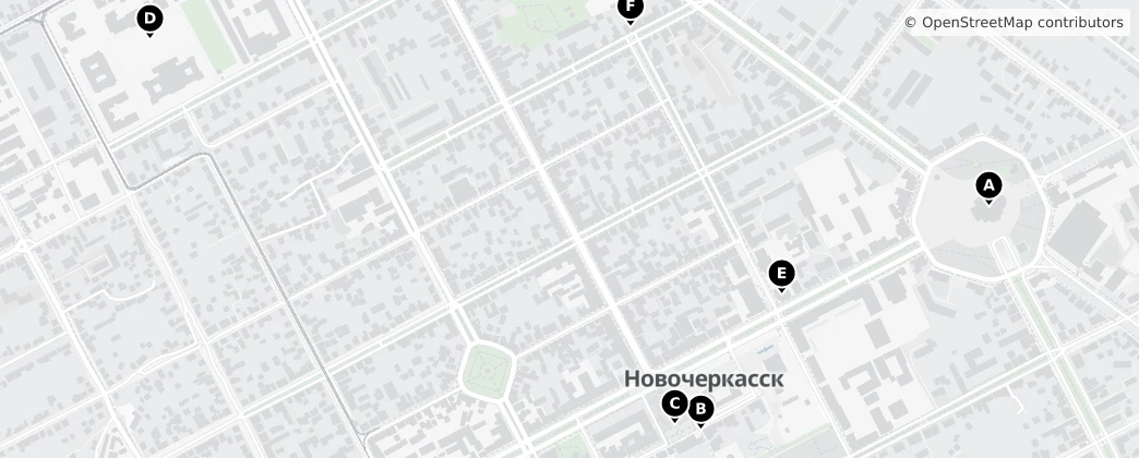 Map of Novočerkassk