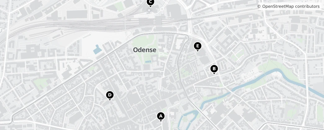 Map of Odense