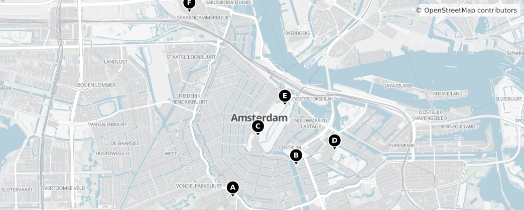 Map of Olanda Settentrionale