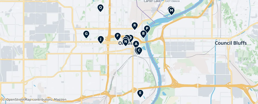 Map of Omaha
