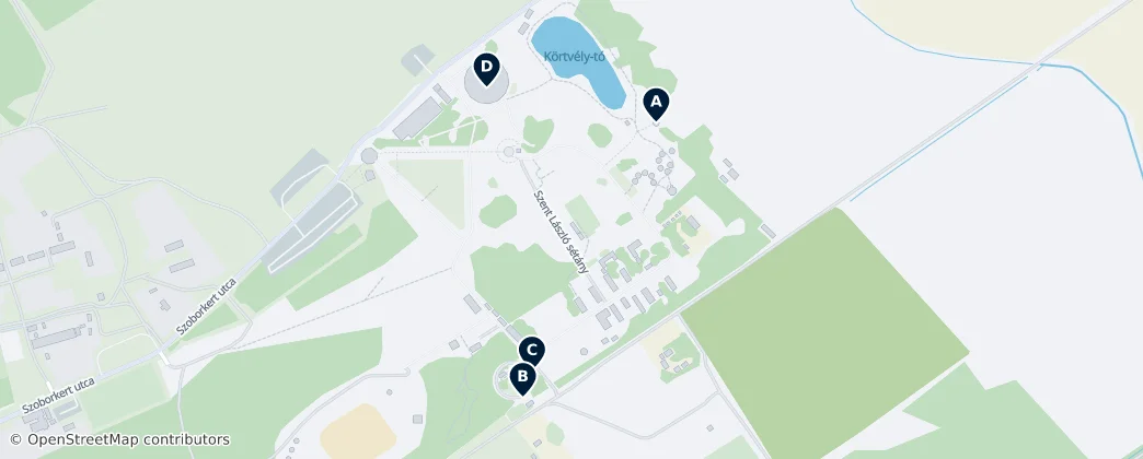 Map of Ópusztaszer