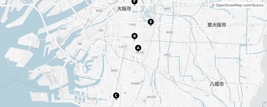 Map of Osaka