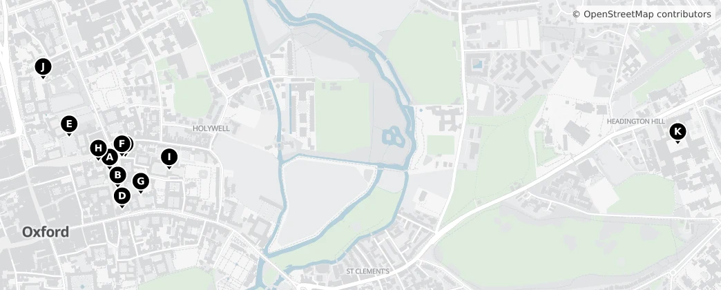 Map of Oxford