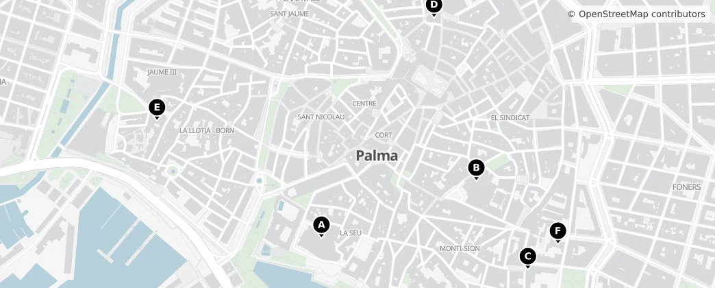 Map of Palma di Maiorca