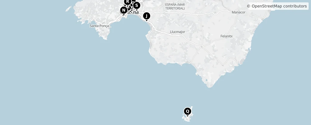 Map of Palma di Maiorca