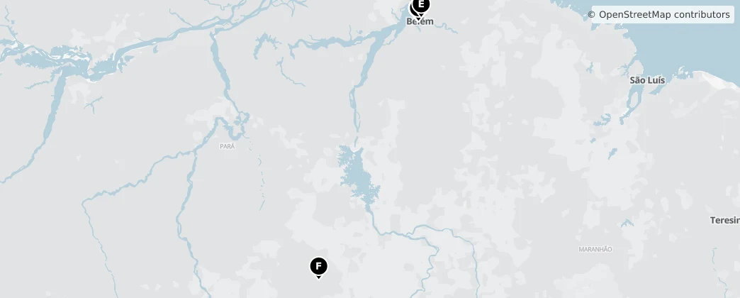 Map of Pará