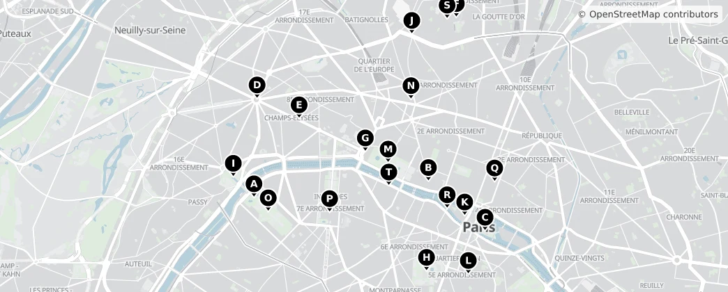 Map of Parigi