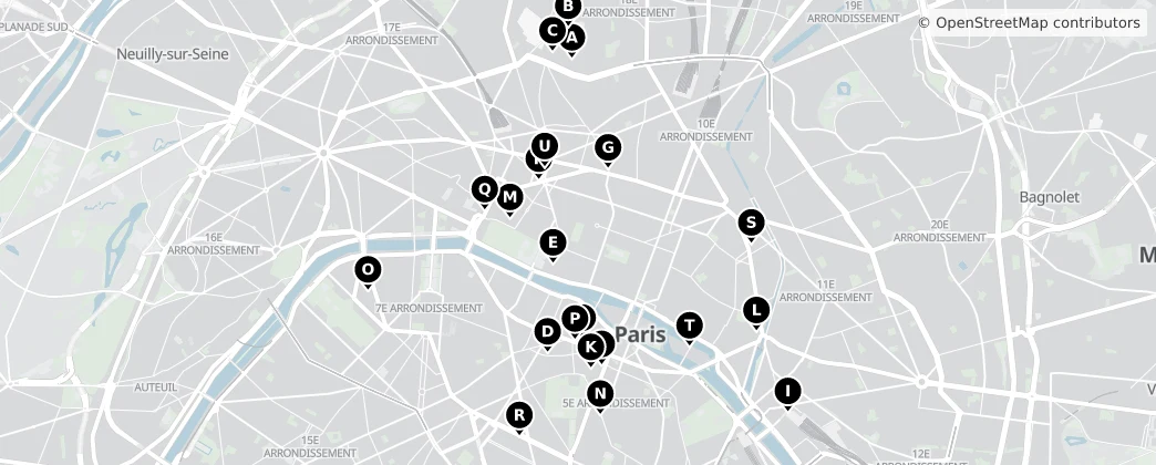 Map of Parigi