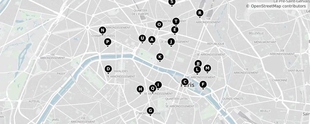 Map of Parigi