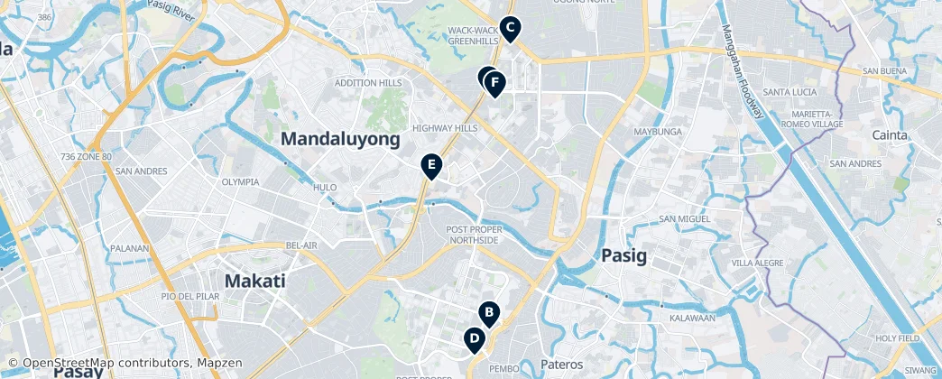 Map of Pasig