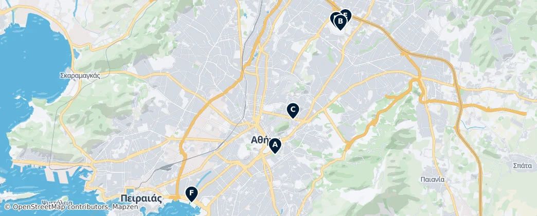 Map of Attica