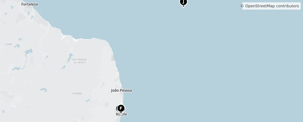 Map of Pernambuco