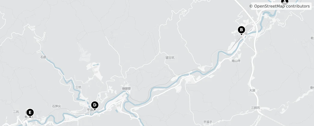 Map of Pingsi