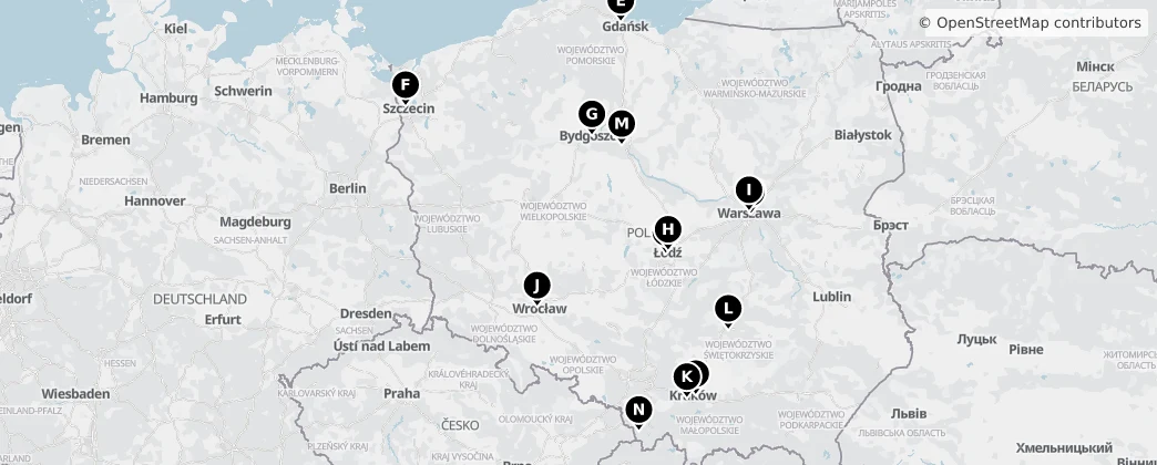 Map of Polonia