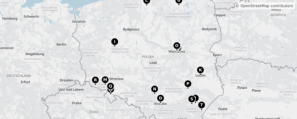 Map of Polonia