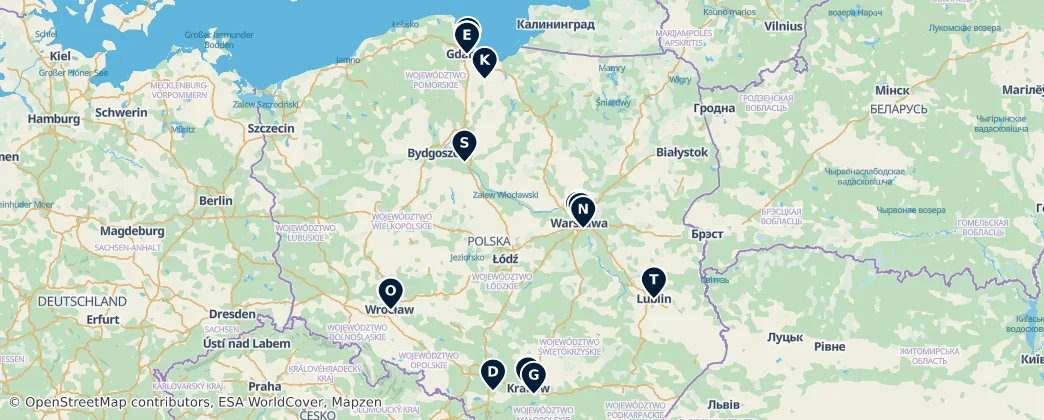 Map of Polonia