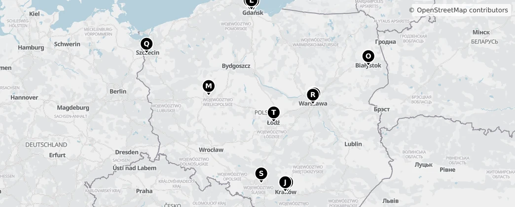 Map of Polonia