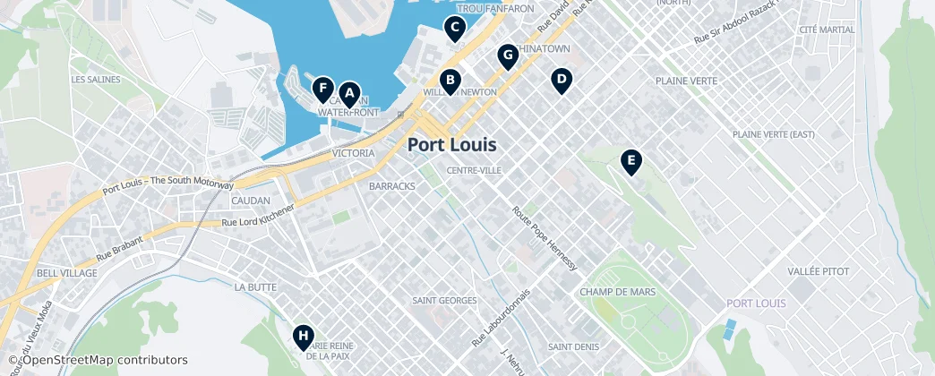 Map of Port Louis