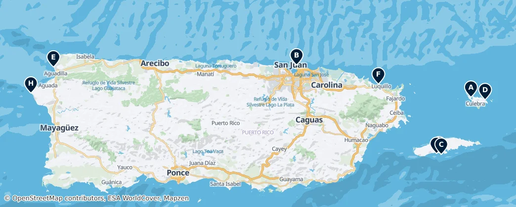 Map of Porto Rico