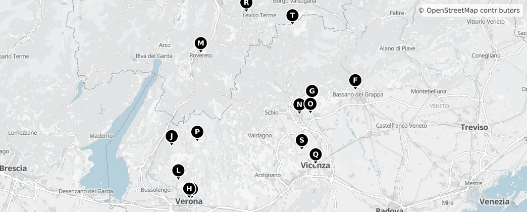 Map of Prealpi Vicentine