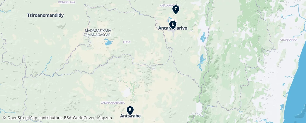 Map of Provincia di Antananarivo