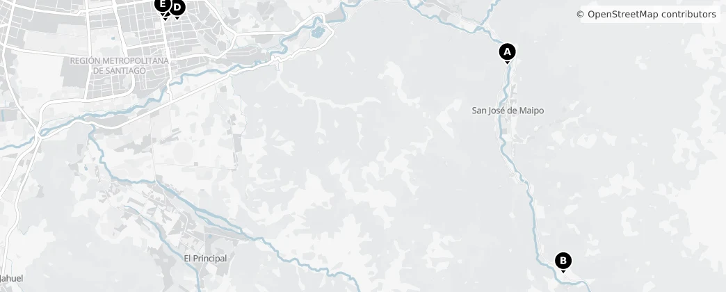 Map of Provincia di Cordillera