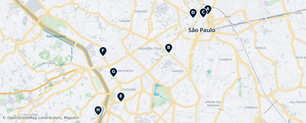 Map of Região Geográfica Intermediária de São Paulo