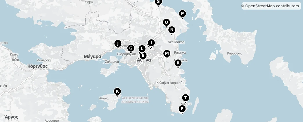 Map of Attica