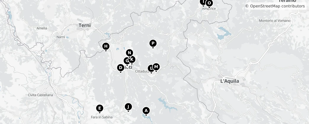 Map of Rieti