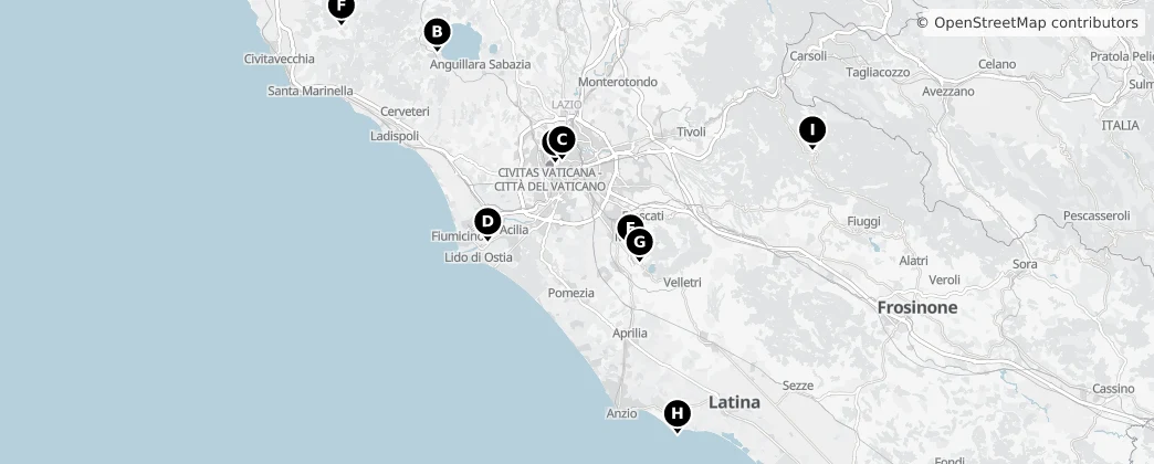 Map of Roma