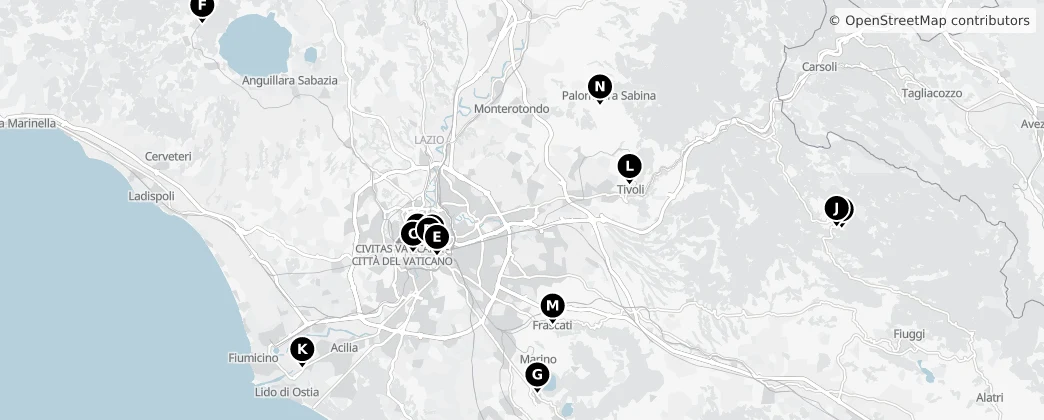 Map of Roma
