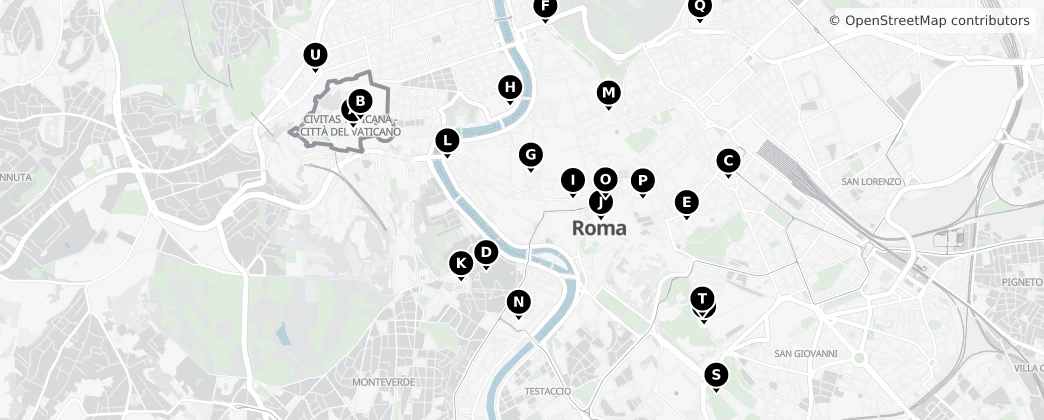 Map of Roma