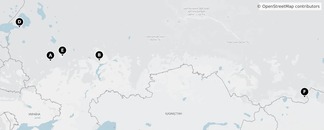 Map of Russia