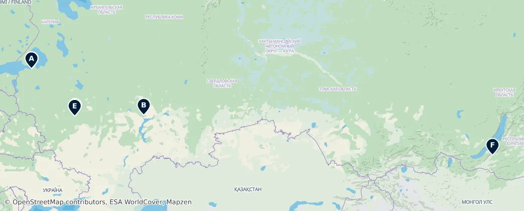 Map of Russia