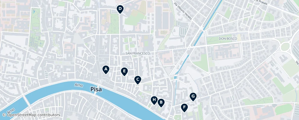 Map of San Francesco