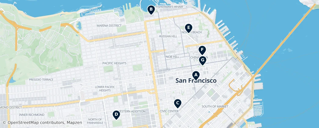 Map of San Francisco