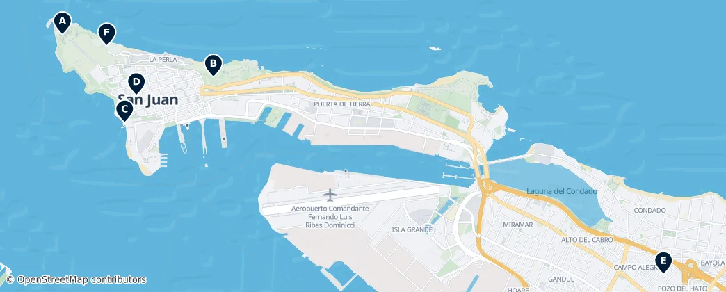 Map of San Juan