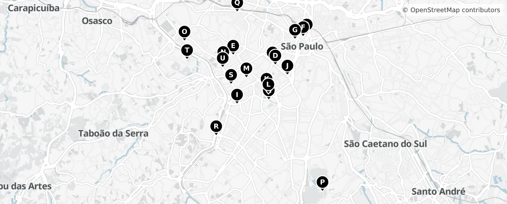 Map of San Paolo