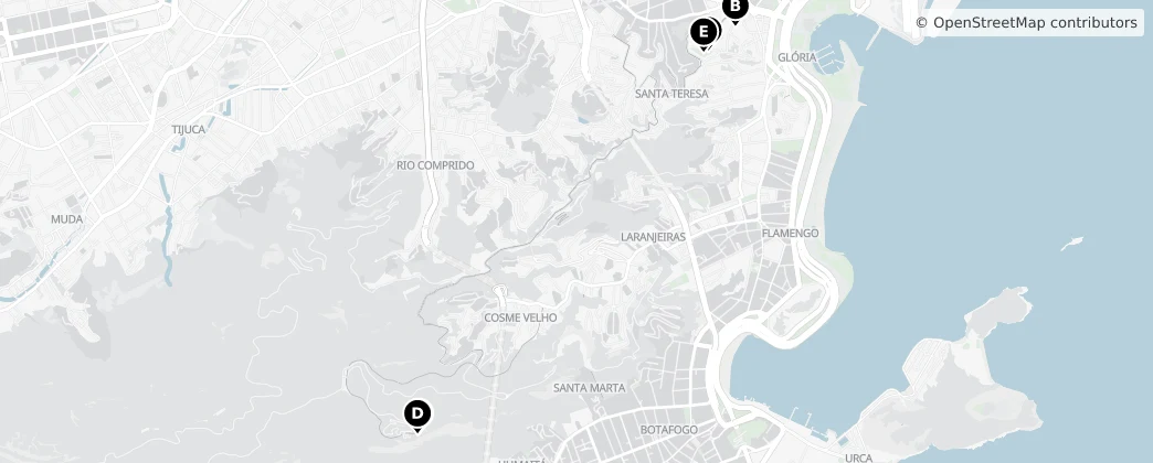 Map of Santa Teresa