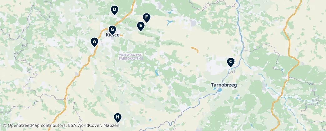 Map of Voivodato della Santacroce