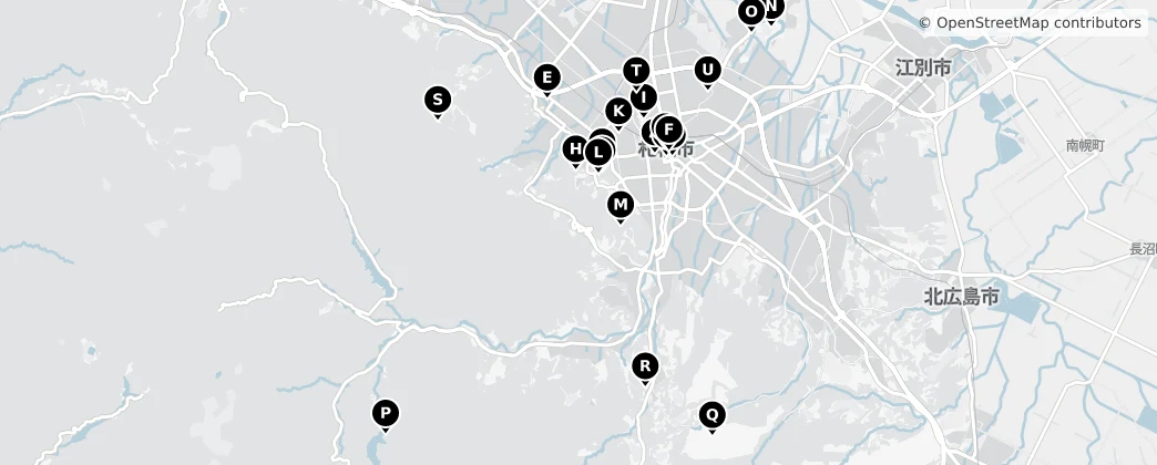 Map of Sapporo