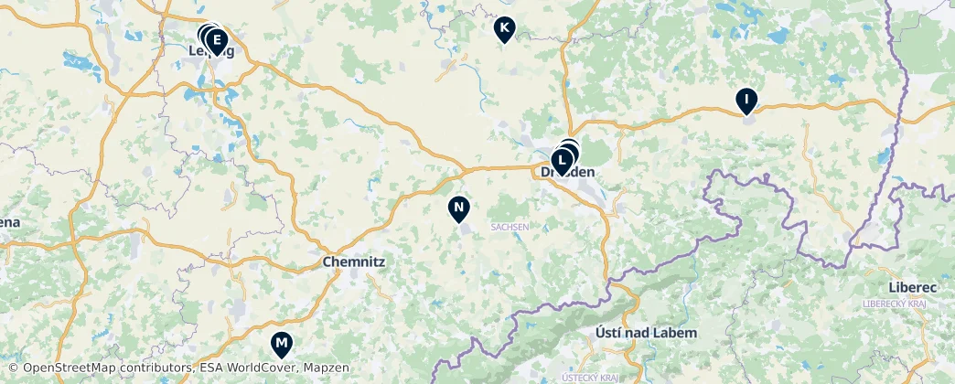 Map of Sassonia
