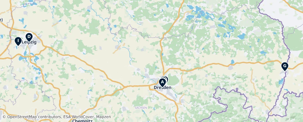 Map of Sassonia