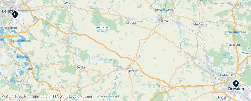 Map of Sassonia