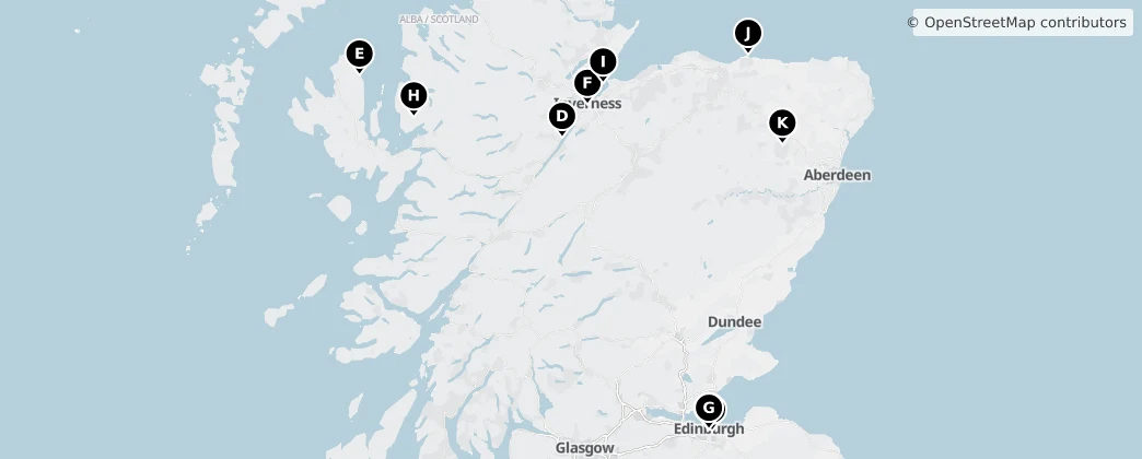 Map of Scozia