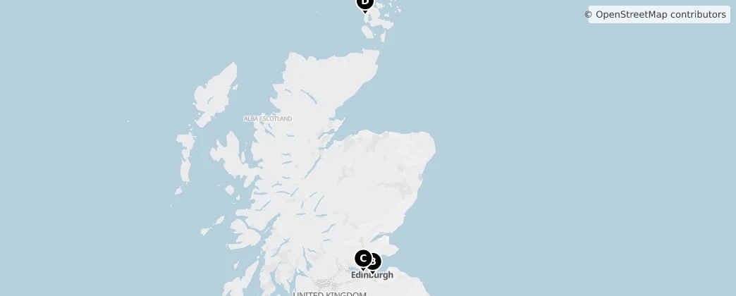 Map of Scozia